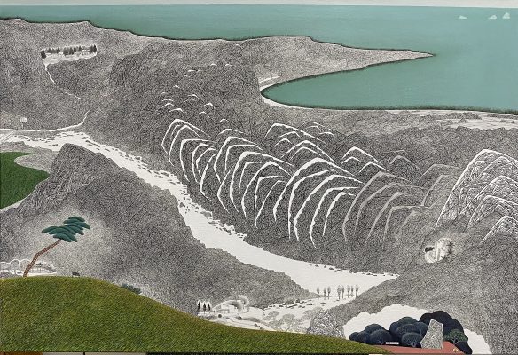 Singdao WANG | Taiwan Landscape - Luye Plateau | Acrylic on canvas | 89.5 x 130 cm | 2026