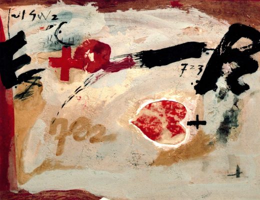 DAI Bih-In | E+a-R | Mixed media on handmade paper  | 90 × 115 cm | 1998