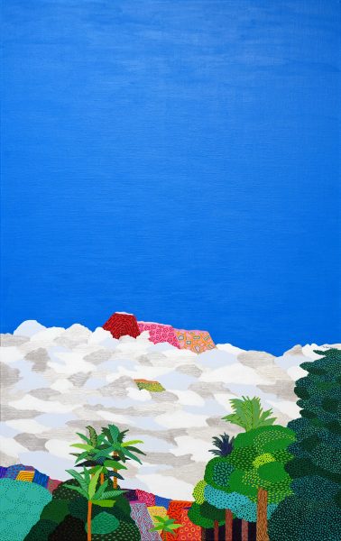 盧俊翰 ｜ 被雲擁抱的山 ｜ 壓克力畫布 ｜ 130 x 80 公分 ｜ 2026