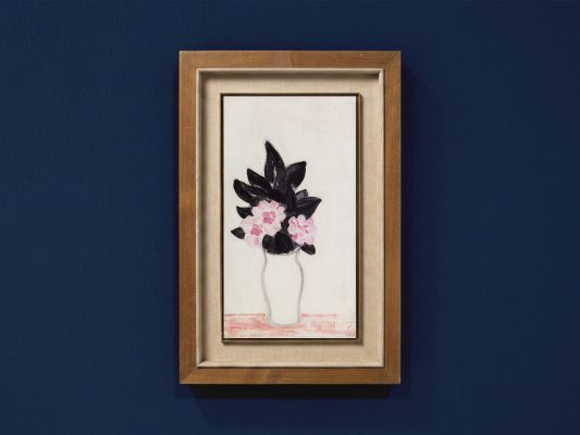 耿畫廊 Tina Keng Gallery_ Sanyu常玉_Pink Flower瓶花_Oil on Canvas油彩畫布_81 x 45cm_1929-1932 - 仲崇毓