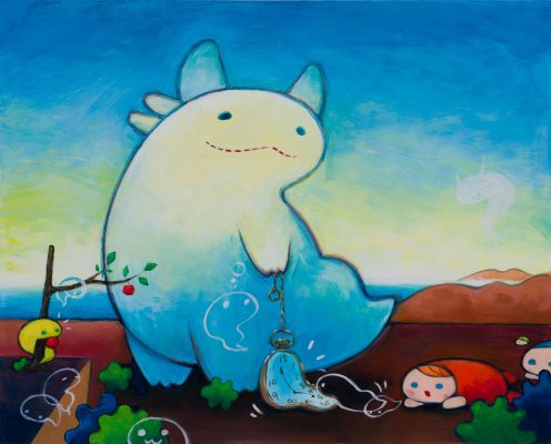Kaikai Kiki Gallery_Shoko NAKAZAWA_The Obedient People_Oil on Canvas_130.3 x 162