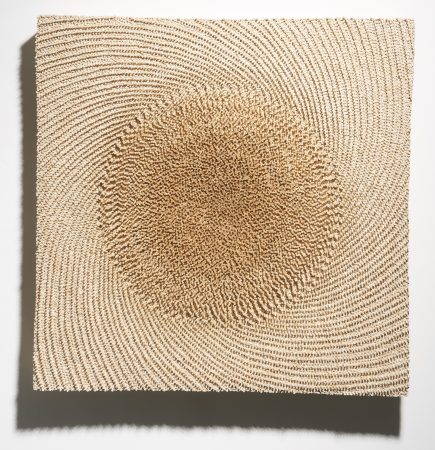 B-tree gallery_Doohwa CHUNG, Forest-sound, Book on wood, 100x100cm, 2021 - 정유선