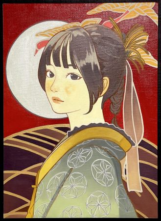 LWArt_Narcolepsy1999_HANAFUDA-JPN Pampas Grass-_Acrylic and Oil on Canvas_45.5×33 - Ayano Takahashi.3cm_2025