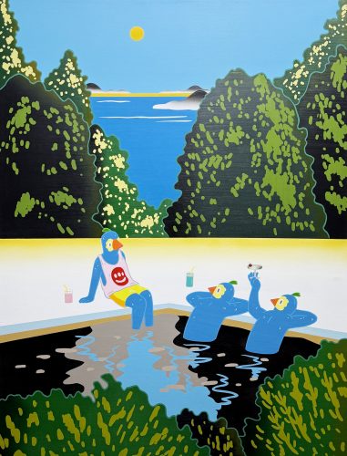 Teng-Yuan CHANG張騰遠_At the Pool in the Afternoon下午在泳池邊