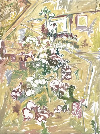 大三元酒樓大廳的花 Flowers in the Three Coins Restaurant Lobby