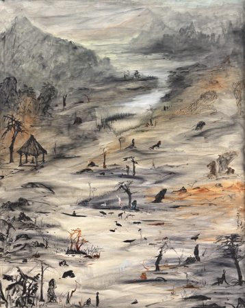 索卡藝術Soka Art_于彭 Peng YU_各自修行 Individual Devotees_油彩、畫布 Oil on Canvas_162×130cm_2011 - 索卡藝術