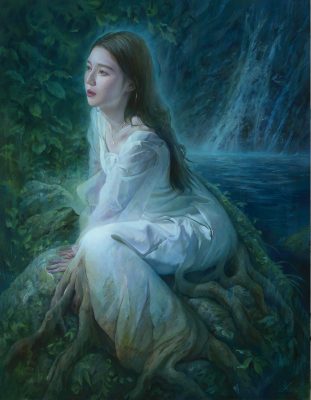 王源林美術館_Tzu-Wei LI李梓維_Symbiotic Form - Love from a Previous Life共生形－前世情緣_Oil on Canvas